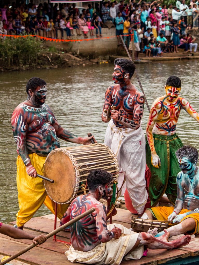 the image shows a local goan festival sangodd