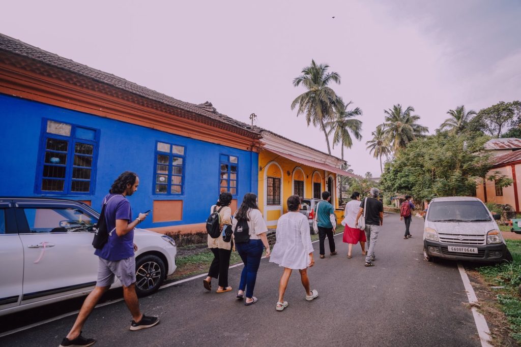 heritage tour goa walking trail goa margao goa