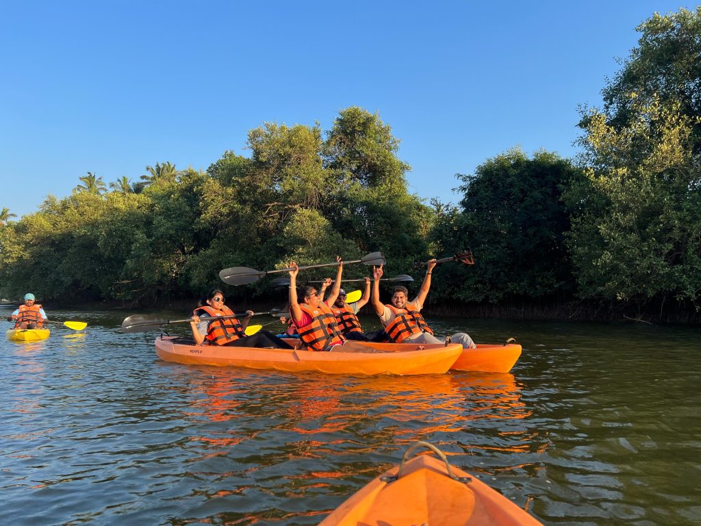 backwater kayaking goa soul travelling weekend in goa