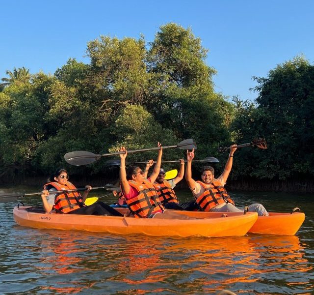 Exploring backwaters in Goa!