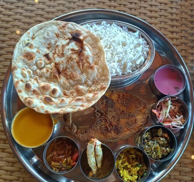 Taste the authentic Goan fish thali