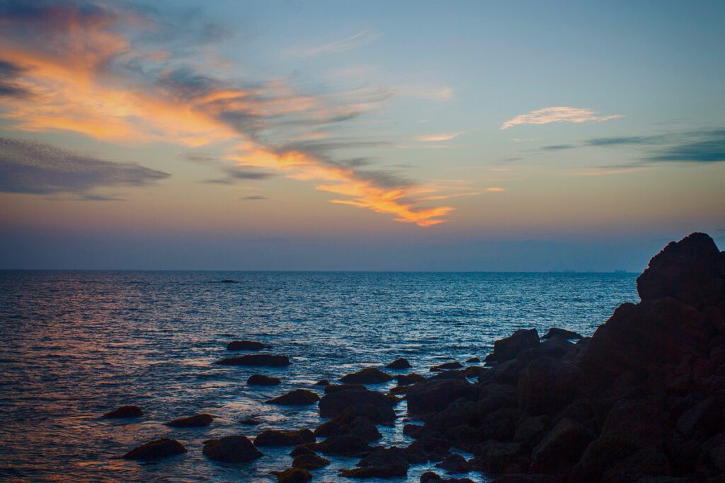 Sunset in Goa at Dauna Paula